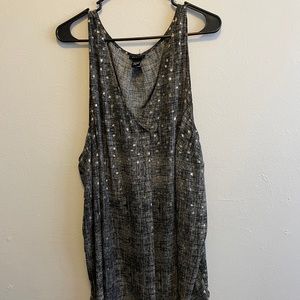 Star sleeveless blouse